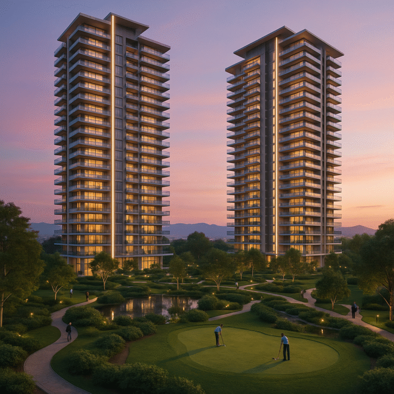 Golf-themed residential project in Gurgaon