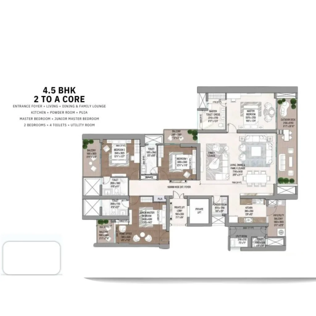 Signature Global Titanium SPR Floor Plan